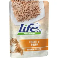 Life Cat Natural Økonomipakke: 24 x 70 g Adult - Kyllingefileter