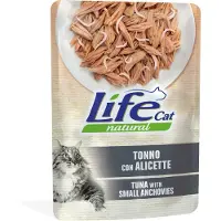 Life Cat Natural Økonomipakke: Adult 12 x 70 g - Tun med ansjoser