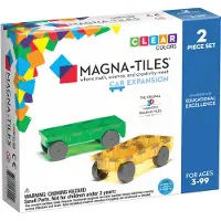 Magna-Tiles Magnet-udvidelsessæt - 2 Dele - Bil - - OneSize - Magnetlegetøj
