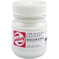 Talens Gouache Extra Fine Quality flaske 100 hvid