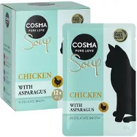 Cosma Økonomipakke: 48 x 40 g Soup - Kyllingebryst med Asparges