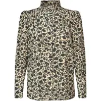 Dea Kudibal Bluse 'Robertadea' creme / grøn