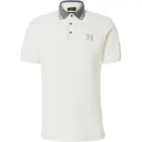 Hackett London Hackett Londontil mænd. HM563381 Heritage classic fit polo shirt hvid (XL), Casual, Bomuld, Korte ærmer