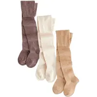 Next Strømpebukser creme / mørkebeige / choko