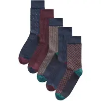 Next Sokker navy / mørkebrun / aubergine