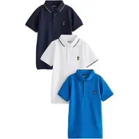Next Shirts blå / navy / lysebrun / hvid