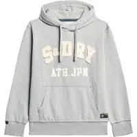 Superdry Superdrytil mænd. M2014115A Vintage Athletic grå sweatshirt (M), Casual, Bomuld