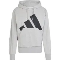 Adidas Sportsweatshirt 'Essentials' grå-meleret / sort