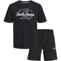 Jack & Jones Joggingdragt 'JJForest' sort / hvid