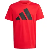Adidas Funktionsskjorte 'Essentials' knaldrød / sort