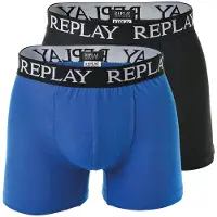 Replay Sportsunderbukser azur / sort / hvid