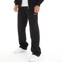 Avant Garde Herre Straight Leg Joggers Sort