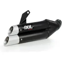 Ixil Dual Hyperlow Xl Honda Cb 500 F 13-15/cb 500 X 13-16/cbr 500 R 13-15 Stainless Steel Homologeret Slip On Lyddæmper
