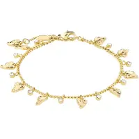 Pilgrim Armbånd guld / transparent