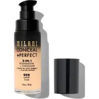 Milani Conceal + Perfect 2-In-1 Fondation + Concealer Flydende foundation 30 ml Nr. 00B - Light
