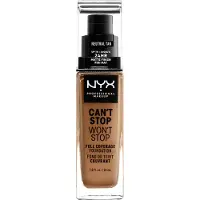 Nyx Can't Stop Won't Stop Foundation 24h fuld d?kning mat finish - Neutral Tan