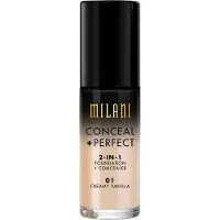 Milani Conceal + Perfect 2-In-1 Fondation + Concealer Flydende foundation 30 ml Nr. 01A1 - Nude Ivory