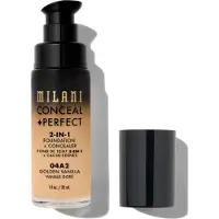 Milani Cosmetic Conceal + Perfect 2-In-1 Fondation + Concealer Flydende foundation 30 ml Nr. 04A2 - Golden Vanilla