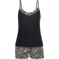 LASCANA Shorty creme / sort