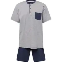 Ceceba Pyjamas kort navy / grå-meleret