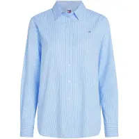 Tommy Hilfiger Essential Relaxed Fit Skjorte Med Lange ærmer
