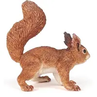 Papo -h?ndsmalet - figur -Wild Animal Kingdom - egern -50255 -opsamlet - til b?rn - egnet til drenge og piger - fra 3 ?r gammel