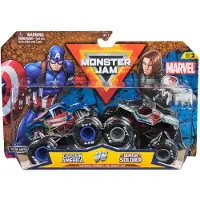 Monster Jam Marvel Captain America Vswinter Soldier Lastbil