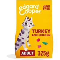 Edgard & Cooper Cat - Fritgående kalkun og kylling - Kibbles - 325 g