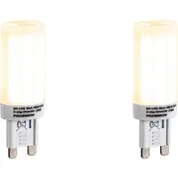 LUEDD Sæt med 2 G9 3-trins dæmpbare LED-pærer Opal 4,5W 500lm 2700K
