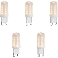 LUEDD Sæt med 5 dæmpbare G9 LED-pærer Opal 1,2W 100lm 2200K