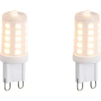 LUEDD Sæt med 2 dæmpbare G9 LED-pærer Opal 3W 250lm 2200K
