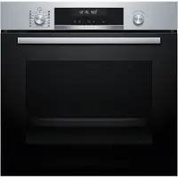 Bosch Serie | 6 HBG578BS3 - Ovn - til indbygning - niche - bredde: 56 cm - dybde: 55 cm - højde: 58.5 cm - med selv-rengøring - Klasse A+ - rustfrit stål