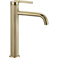 REA JS-B348-1G ARGON GOLD HØJ BADKAMERAHARNE SKU -B7803