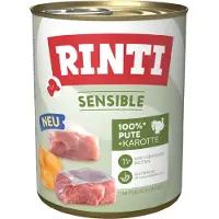 Rinti Økonomipakke: 24 x 800 g Sensible - Pute & Karotte