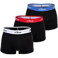 s.Oliver Boksershorts blå / rød / sort / hvid