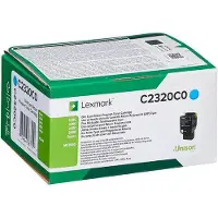 Lexmark Tonerkassette cyan, 1000 sider