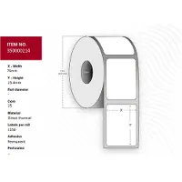 Capture - 76 x 25 mm 600 etikette(r) (4 rulle(r) x 150) boks - etiketter