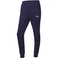 Puma Træningsbukser teamGOAL Casuals - Navy/Hvid, størrelse X-Large