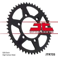 Jt 520 Jtr735.39 Steel Bagtandhjul