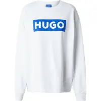 HUGO Sweatshirt 'Classic' blå / hvid