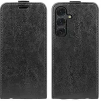 Mtp Products Samsung Galaxy S25 Vertikal Flip Taske med Kortholder - Sort