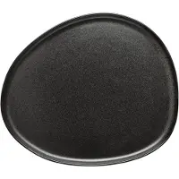 Aida Raw Organic tallerken 29x25 cm Titanium Black