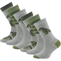 Ewers Sokker 'Dino' grå / mørkegrøn / offwhite
