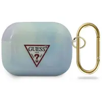 GUESS GUACAPTPUMCGC02 AirPods Pro-cover blå/blå Tie & Dye Collection