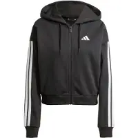 Adidas Essentials 3-Stripes French Terry Full-Zip hættetrøje, størrelse XX-Large