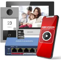 Hikvision DS-KIS604-S VIDEO INTERCOM-SÆT