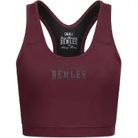 Benlee Sports-BH 'Kembley' antracit / mørkerød