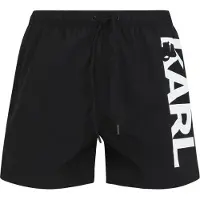 Karl Lagerfeld Badeshorts sort / hvid