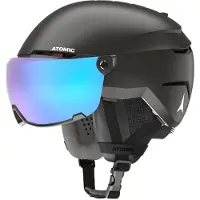 Atomic Savor Visor Stereo, skihjelm med visir, sort