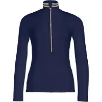 Goldbergh - Skiundertøj dame - Diane Ski Pully French Blue W til UnisexUld - Størrelse S - Sort